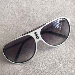 Carrera White aviator Sunglasses